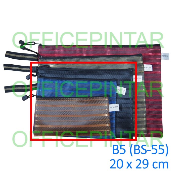 

[OFFICE] DOCUMENT BAG / CLUTCH ZIPPER BAG SALUR UKURAN B5 (BS-55)