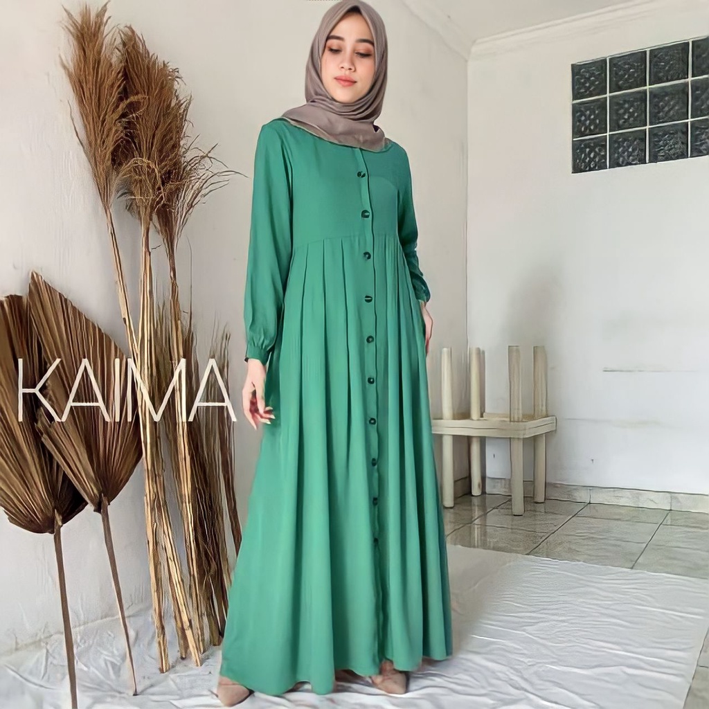 Gamis Rinjani Kaima Katun Original Jumbo Terbaru