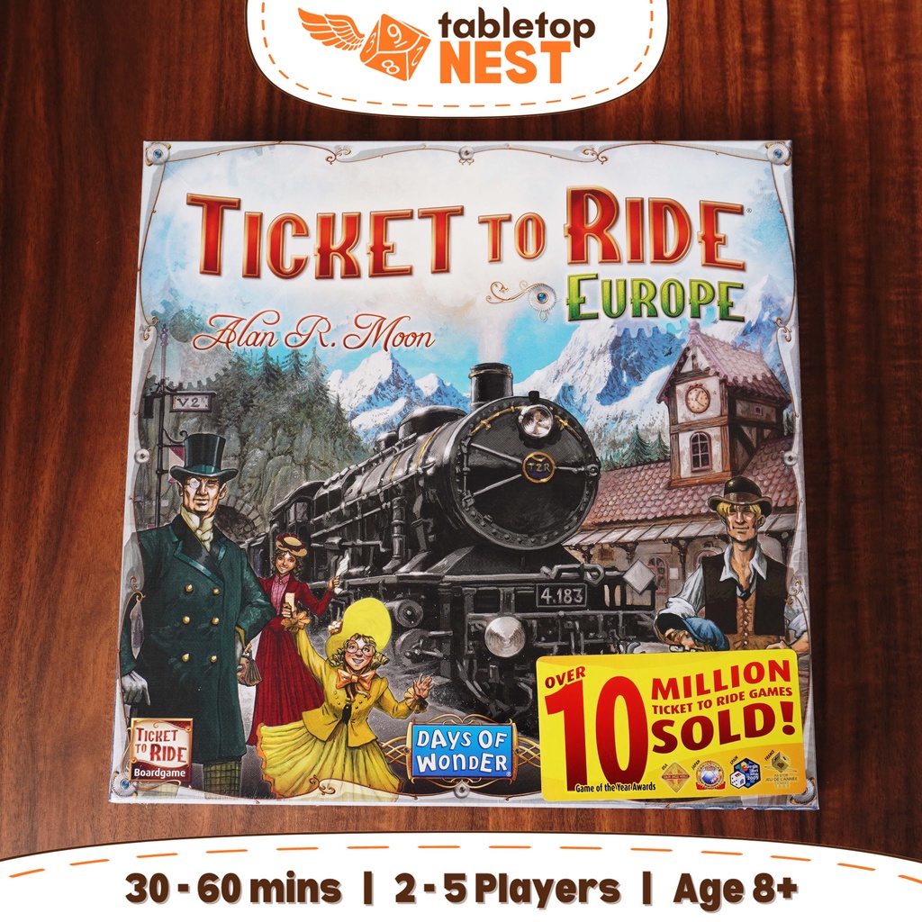 Ticket To Ride Europe Board Game