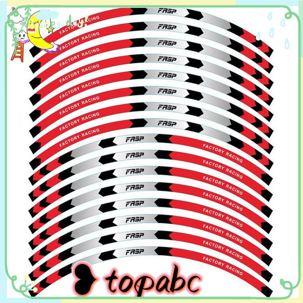 Top Stiker Roda Motor Untuk Kawasaki Untuk Honda Auto Decals Sepeda Decals 17 &quot;18&quot; Stiker Roda Mobil
