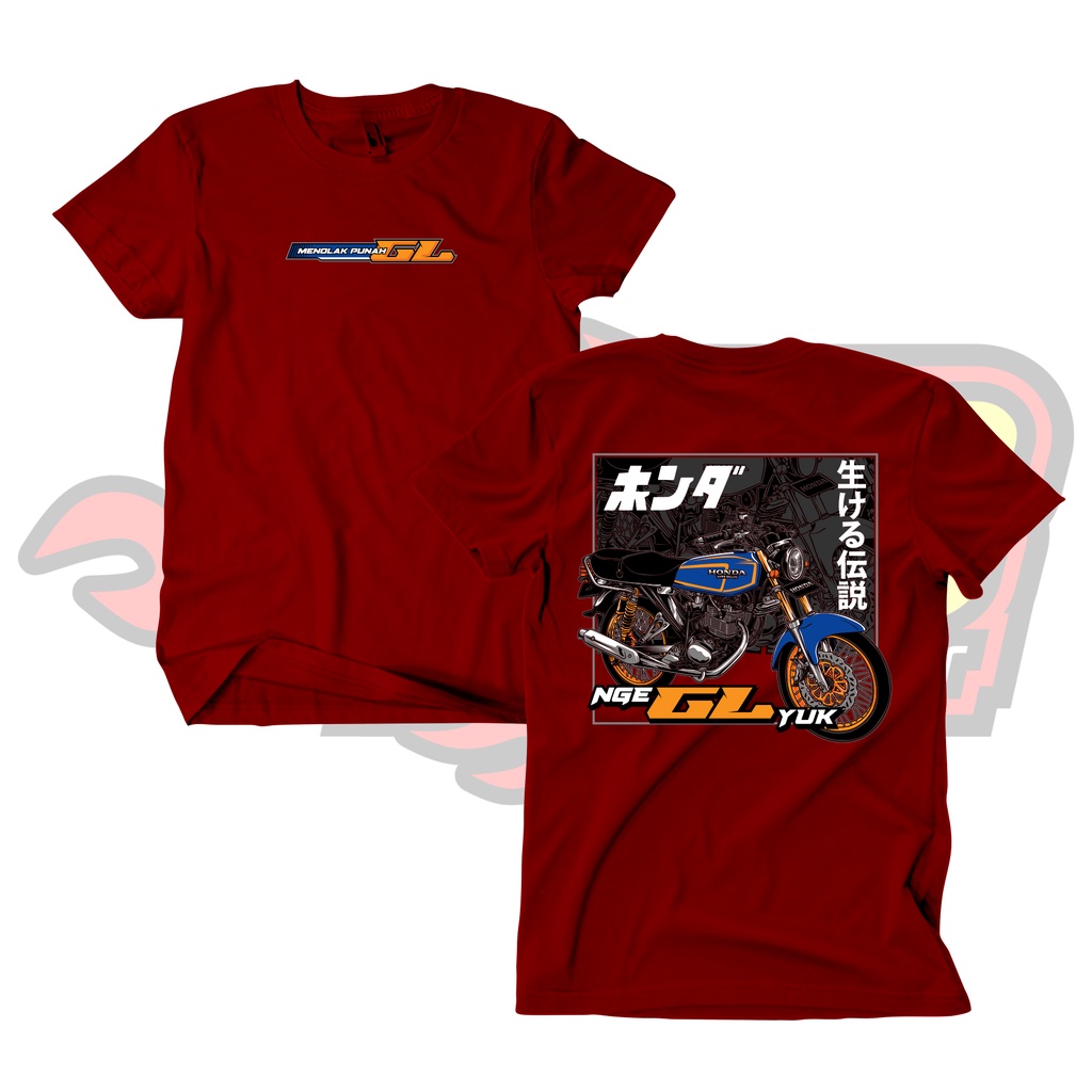 Baju Kaos Nge GL Yuk Racing Katun Combed - MP Herex Tiger