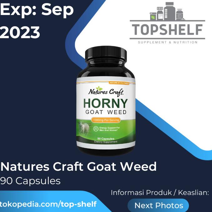 Natures Craft Horny Goat Weed Maca Root Stamina Libido Booster USA