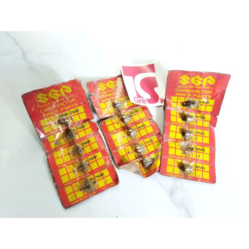 Main Jet Karburator Suzuki Satria 2 Tak 2T Spuyer jet Satria Lumba Hiu Uk 75 90 97,5 Original