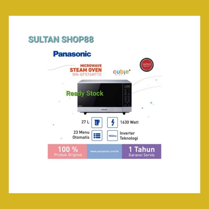 PANASONIC MICROWAVE OVEN NNGM574MTTE GRILL INVERTER 27 LITER