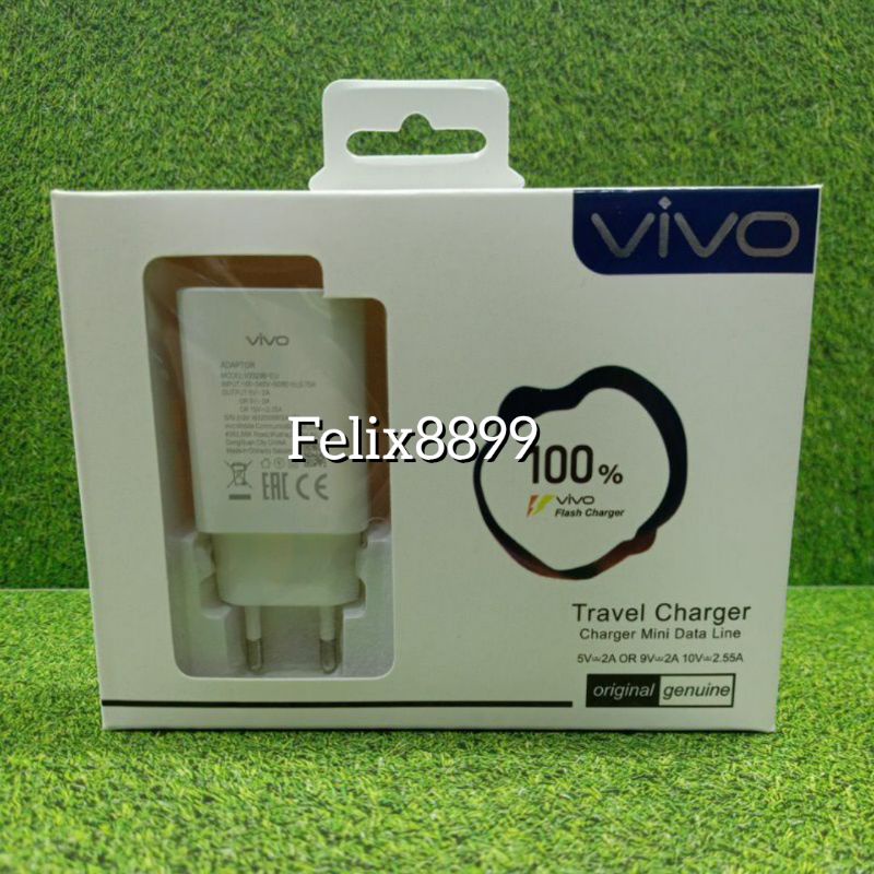 Charger Vivo Original 18W Super Charge USB Cable Type C Casan Vivo Ori