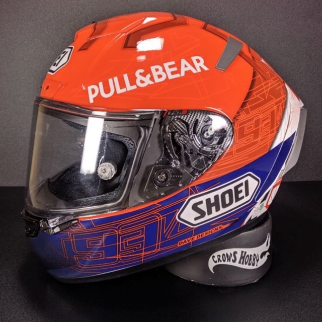Helm Clone Shoei X14 Grade A copy replika motif Marquez 6