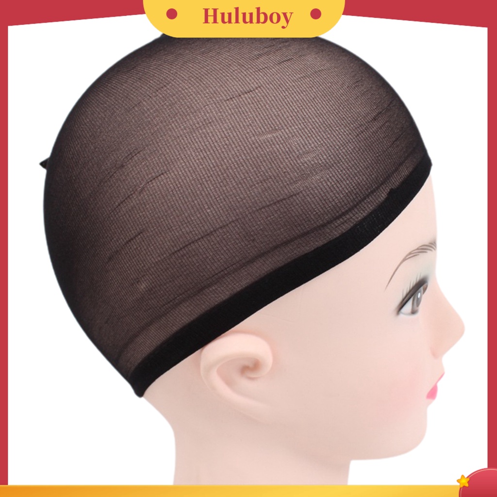 4 Pcs Topi Stocking Wig Elastis Breathable Untuk Salon Kecantikan