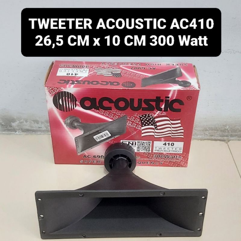 ACOUSTIC Tweeter AC410 300 Watt Twitter Plastik