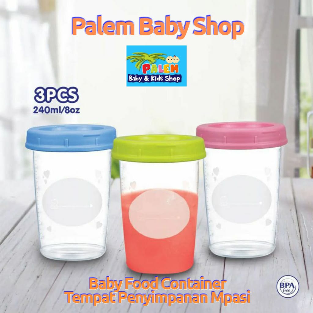 Baby Safe Baby Food Storage Container 240ml FC04A