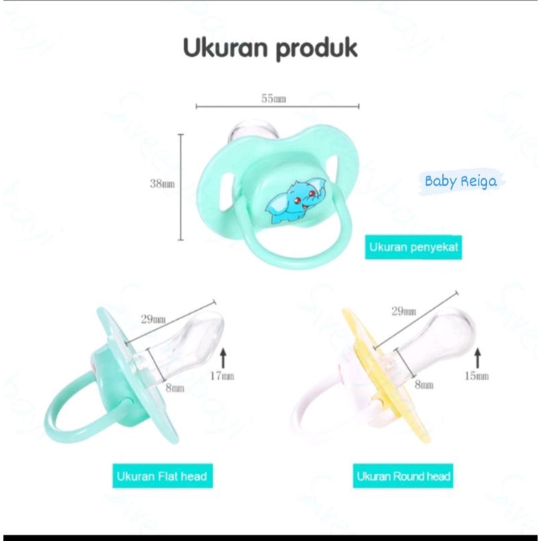 Dot bayi silicon Empeng bayi Kompeng bayi Baby pacifier