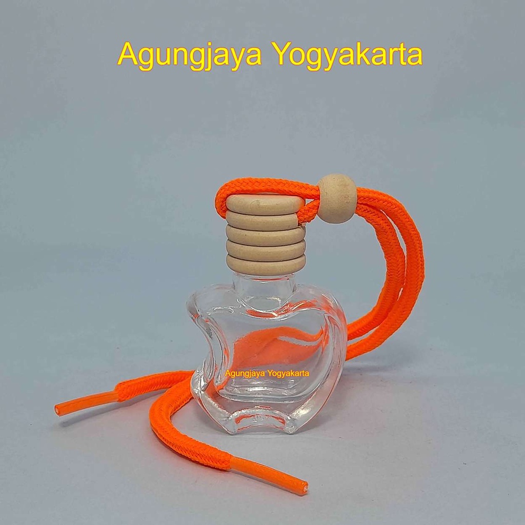 Botol Parfum Tali 5 ml Apel / Botol Gantung / Botol Parfum Gantung / Botol Parfum Mobil / Botol Parf