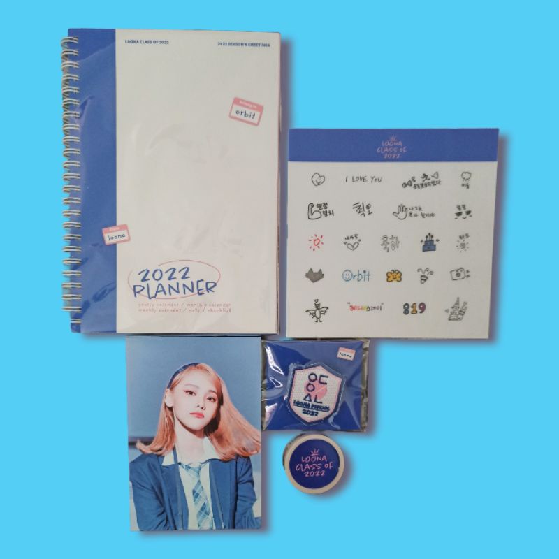[READY STOCK] SHARING LOONA 2022 SEASON'S GREETINGS BENEFIT ORBIT SG SEASON GREETING DENGAN JINSOUL 