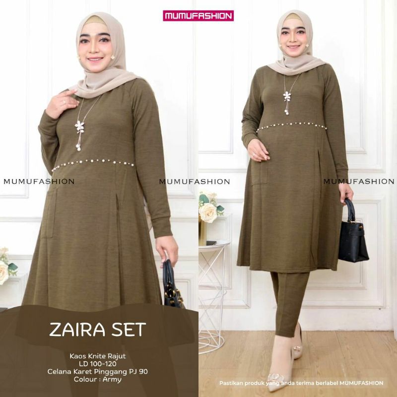 MC- etelan Wanita Terbaru Zaisa Set / Zaira Set by Mumu Fashion Hijab Solo