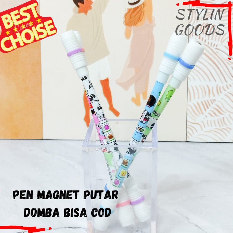 

PULPEN GEL MAGNET PUTAR VIRAL KARAKTER FULL DOMBA / PEN GEL TINTA HITAM PULPEN VIRAL TERBARU TERMURAH