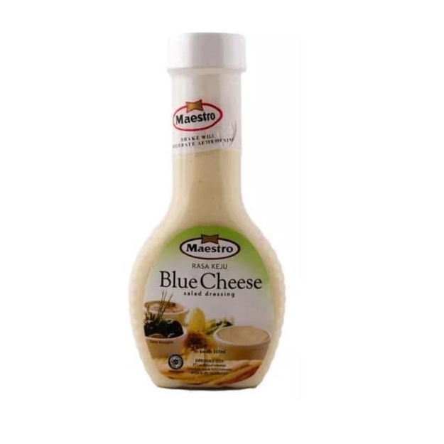 

Saus Salad Keju | Maestro Blue Cheese Salad Dressing Botol 237