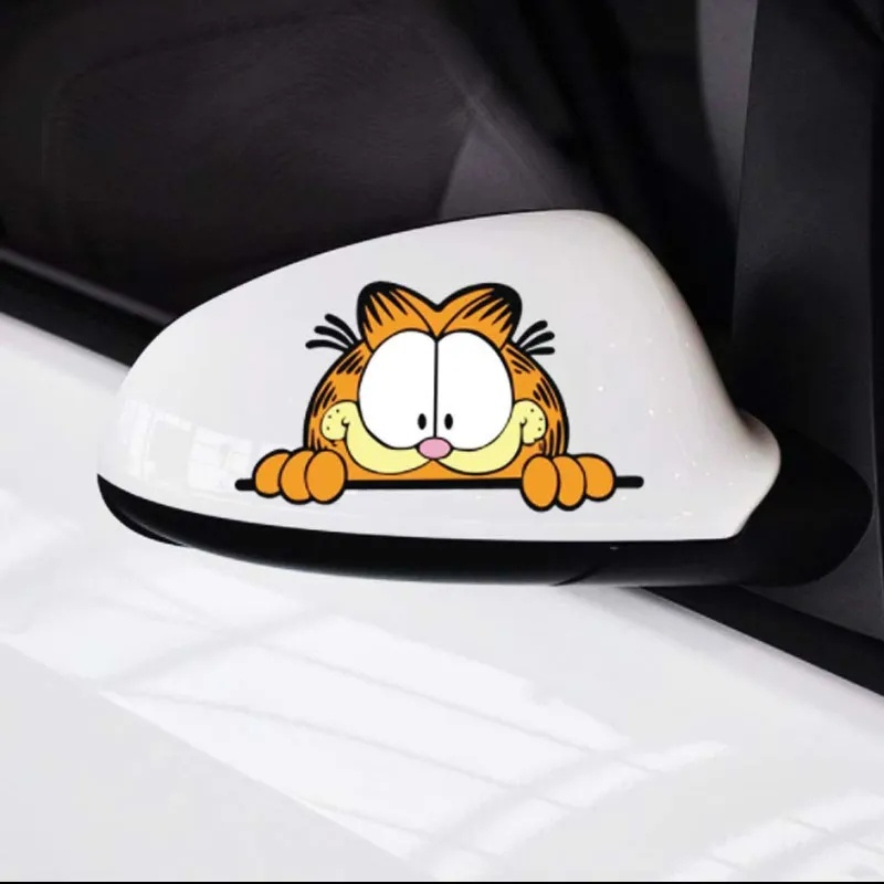 Stiker Hias Spion Mobil Kartun Stiker Mobil Kepribadian Kreatif Indah Tahan Air Tabir Surya Tahan Gores Stiker