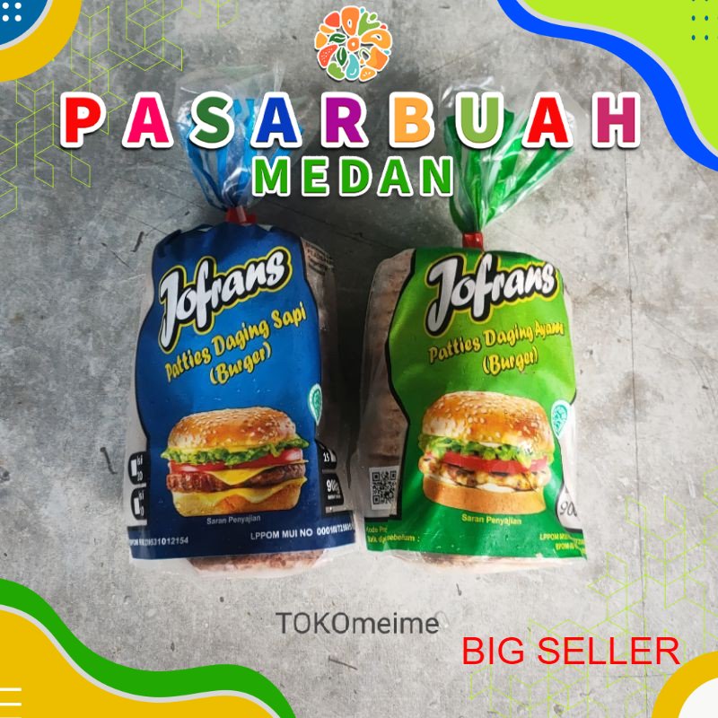 Jual Distributor New Product Jofrans Beef Chicken Patty Patties