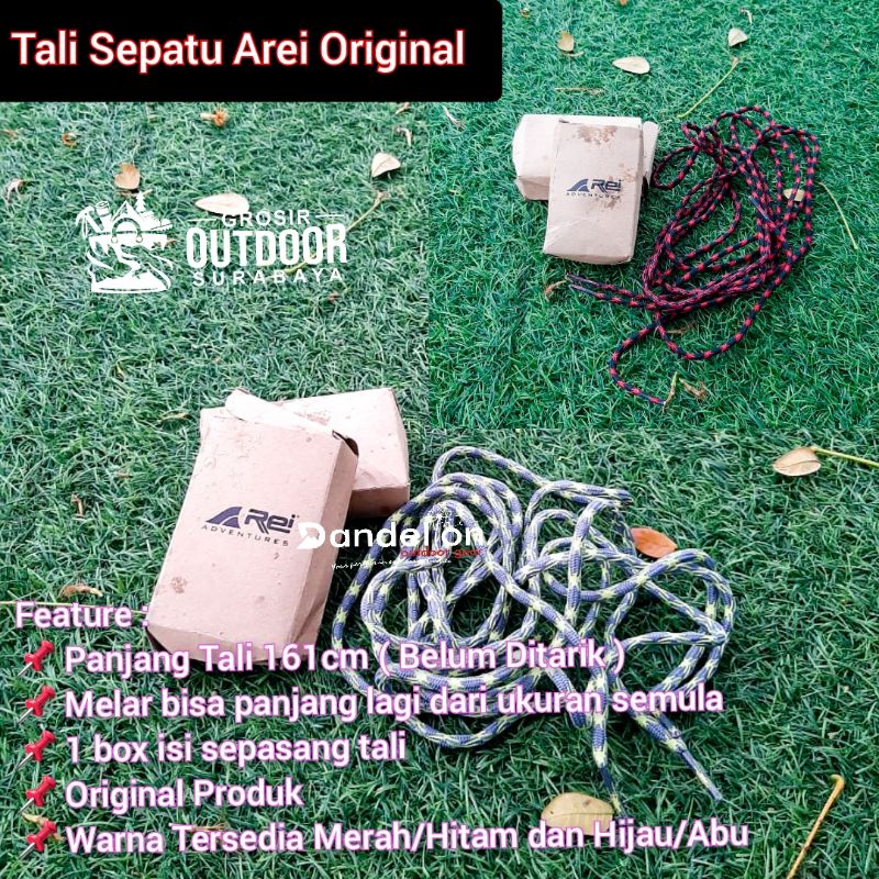 Tali Sepatu Outdoor Arei Original Sepasang