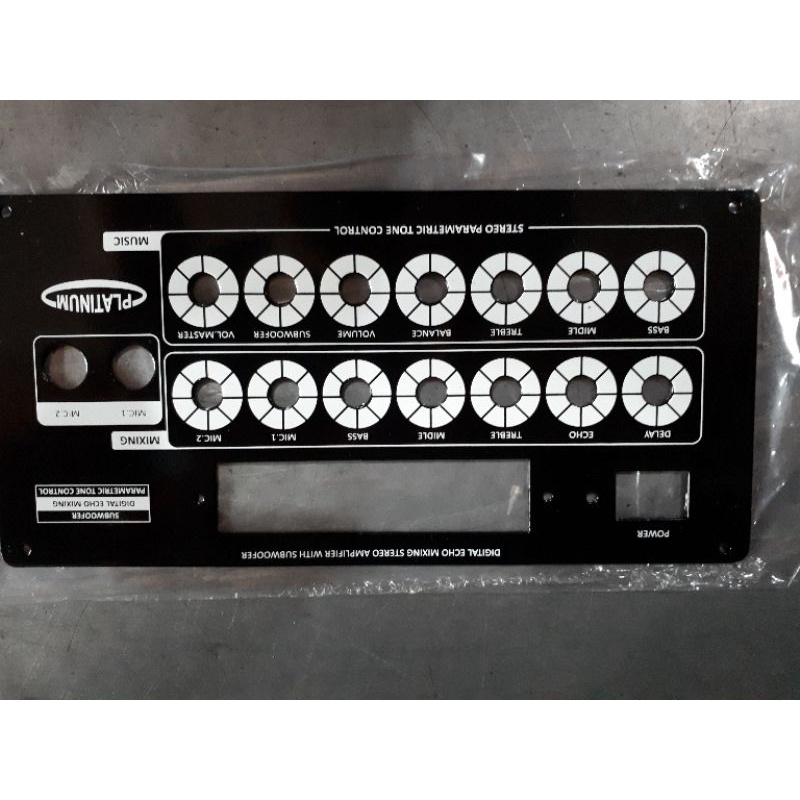 PANEL BESI DEPAN UNTUK  KIT DMS207 DMS-207/DMS-7000 MP3