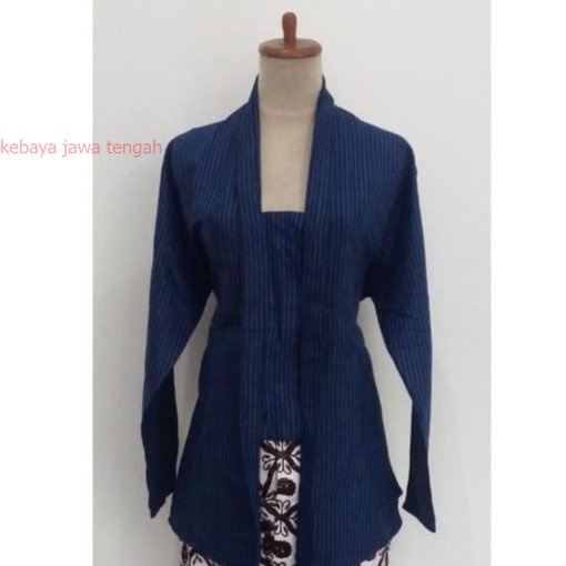 kebaya wanita KEBAYA LURIK BIRU ADAT JAWA BAJU WANITA ADAT JAWA SURJAN LURIK WANITA DEWASA KEBAYA LU