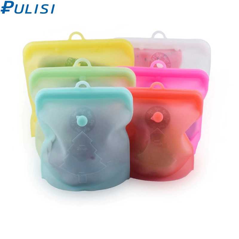 Kantong Plastik Makanan Silicone Food Bag Reuseable PB-S003