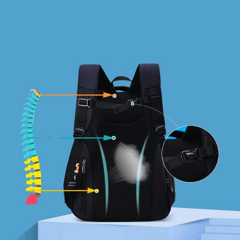 ( Mia ) TA017 Tas Ransel Anak Sekolah Impor / Tas Anti Air / Tas Punggung Anak / Tas Sekolah Import SD