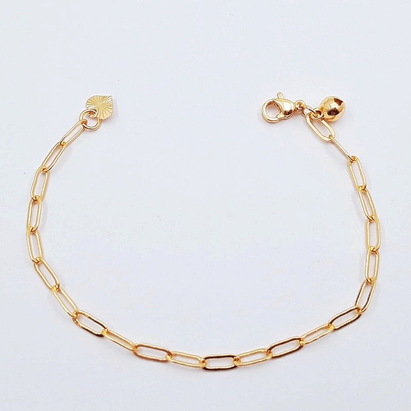 Gelang Wanita Fashion Korea Model Rantai Anti Karat