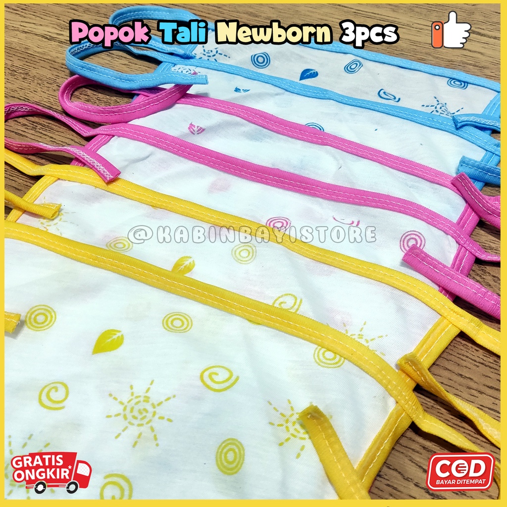 3 Pcs Popok Tali Bayi Karakter Lucu Lembut