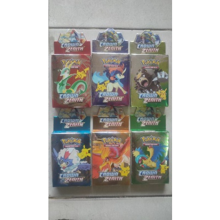 kartu pokemon dus kecil isi 25pc Crown Zenith