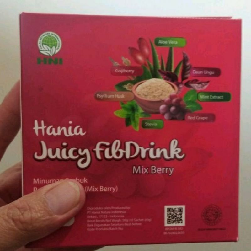

Hania juicy fibdrink HNI original 100%