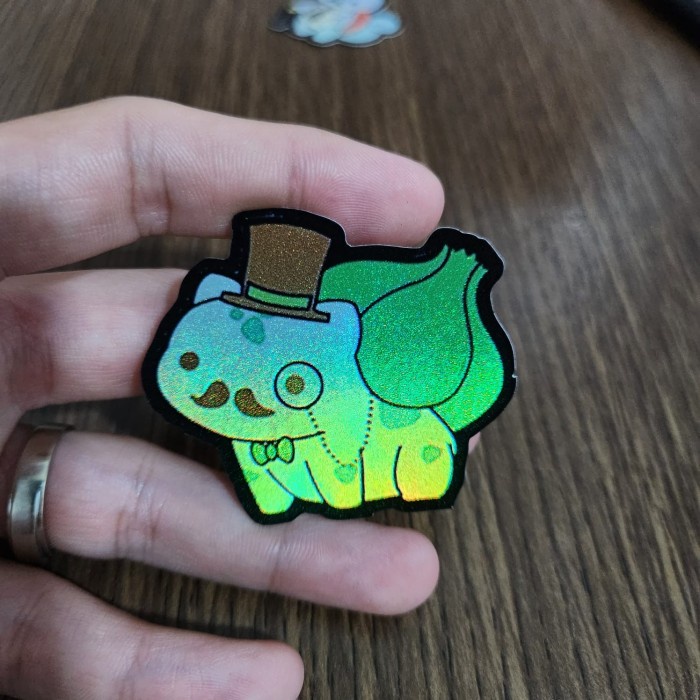 

Sticker Hologram Anime - PSH1256 - Pokemon - Bulbasaur
