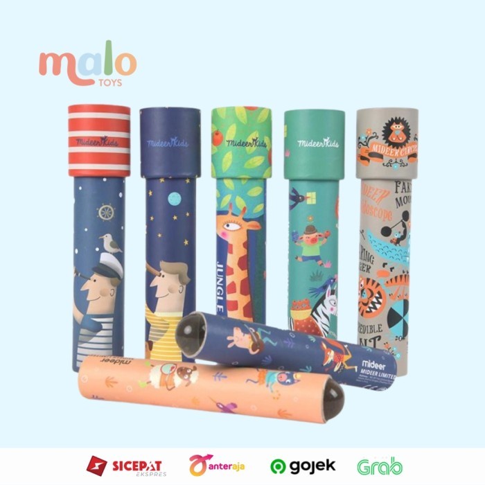 Card Malotoys - Mideer Kaleidoscope Teropong Bulan Teleskop Kaleidoskop Toy