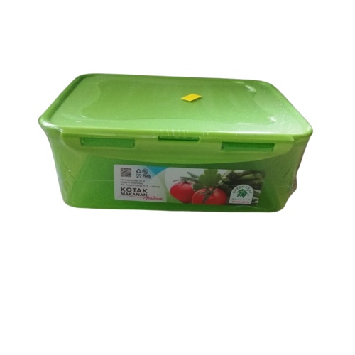 Tempat Sayur Kue Nastar Kotak Makan Sealware 3 Liter 7264 Green Leaf