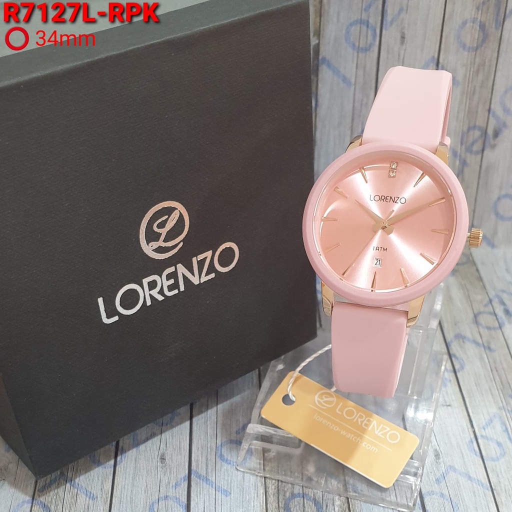 JAM TANGAN WANITA LORENZO R-7127L 7127L R7127 ORIGINAL FREE BOX