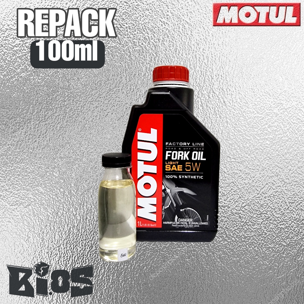 Motul Fork Oil 5W Oli shock motor Kemasan Repack 100ml Original 100%