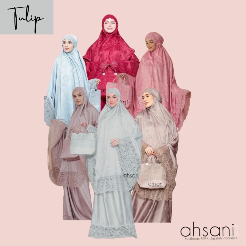 Mukena Ahsani Tulip Sutra