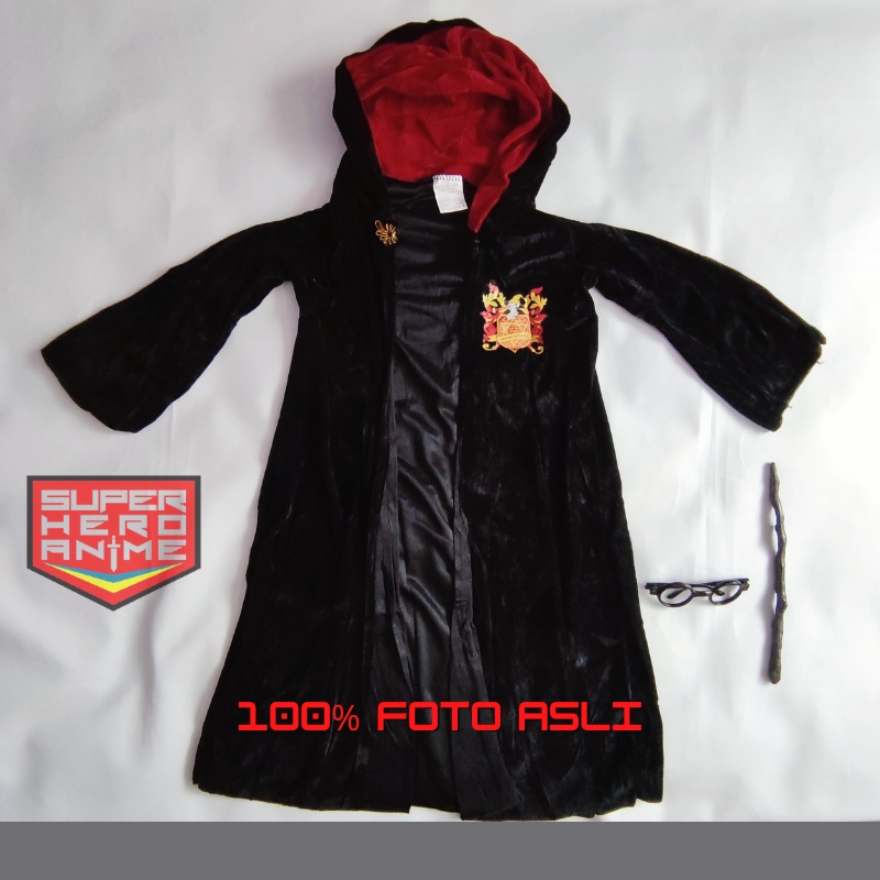 Kostum Anak Harpot Jubah Baju Costume Cosplay Halloween Karnaval Import