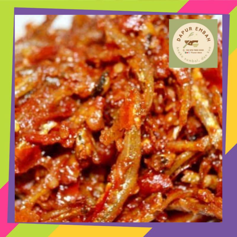 

DAPUREMBAH SAMBAL TERI ASLI 150GR SAMBEL ORIGINAL TANPA PENGAWET