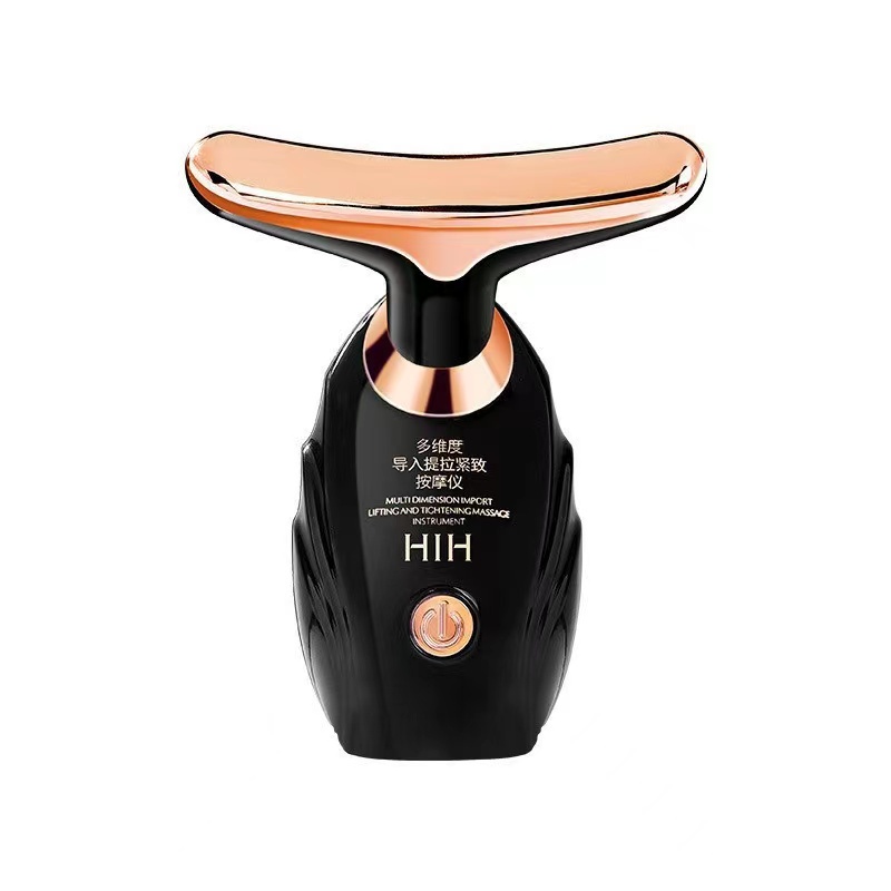Ubeator Vibration Vibration Neck Face Vibration LED Photon Therapy EMS Firming Lifting Wrinkle Remov