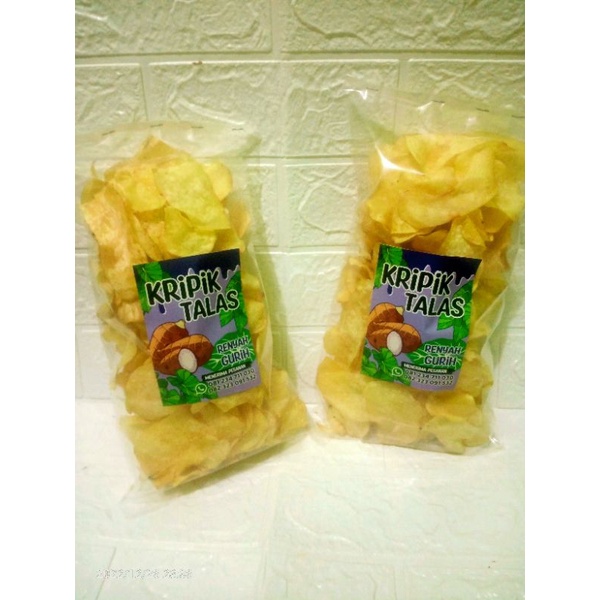 

Keripik talas gurih dan renyah kemasan 200 gram/cemilan ringan/cemilan keripik/ keripik talas