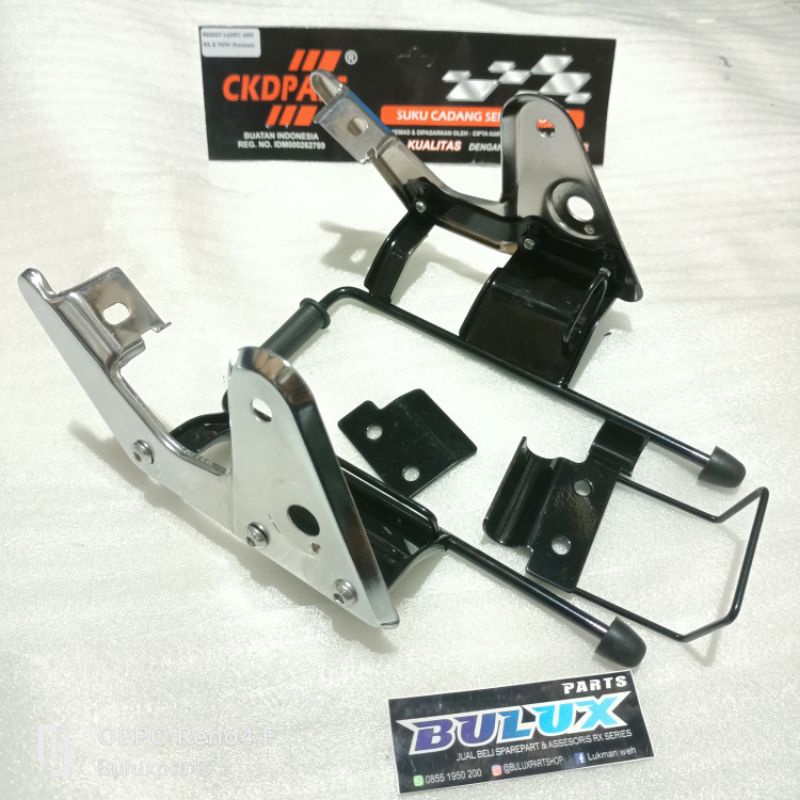 1Set BREKET DUDUKAN KUPINGAN LAMPU DEPAN RX KING NEW 2002 - 2006 CKDPASS PRESISI