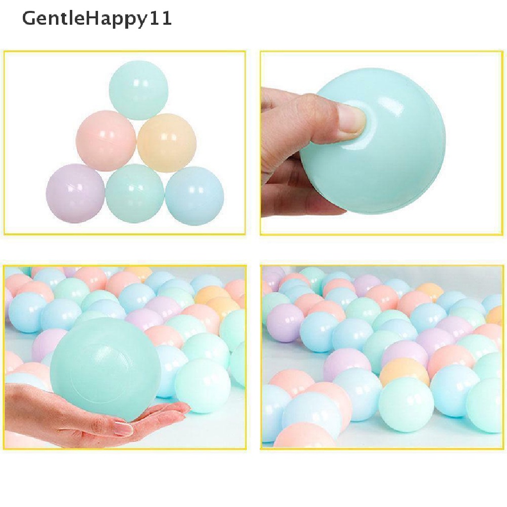 GentleHappy Funny 100/200 Colorful Ball Soft Plastic Ocean Ball Baby Kids Swim Pit Pool Toys id