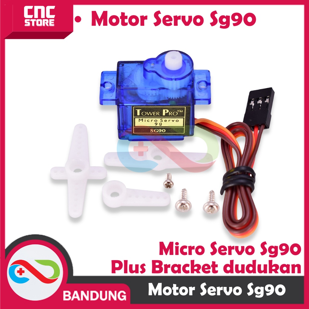 TOWERPRO MOTOR SERVO SG90 SG-90 9G WITH BRACKET SERVO