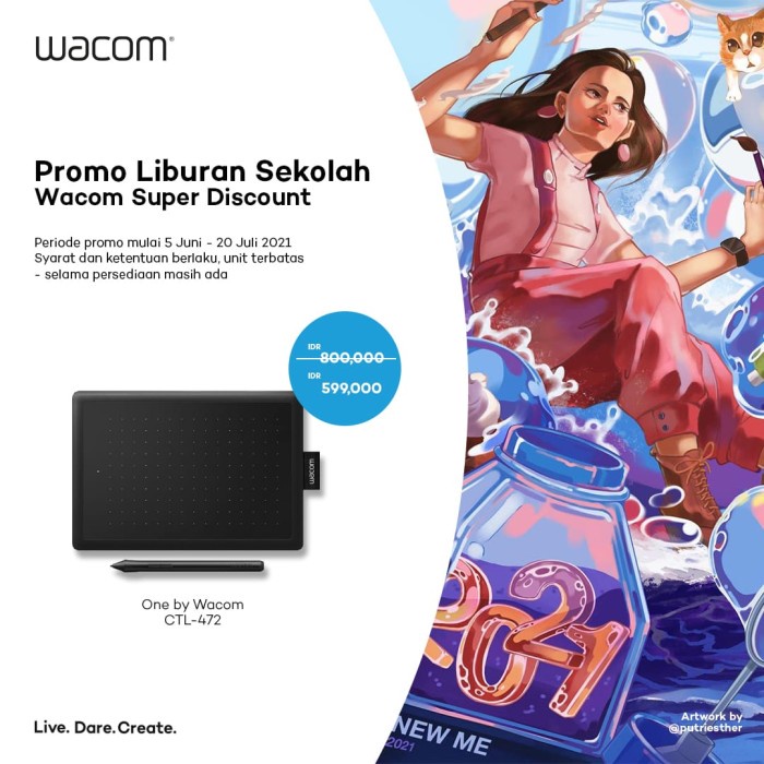 Wacom Ctl-472 One By Wacom Small