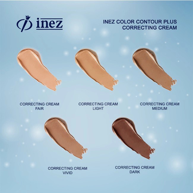 Inez Color Contour Plus Correcting Cream 20g