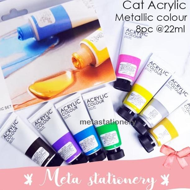 

TERBAIK CAT ACRYLIC ART RANGER NDM ( METALLIC COLOUR ) 8 WARNA 22ML STOK TERBATAS