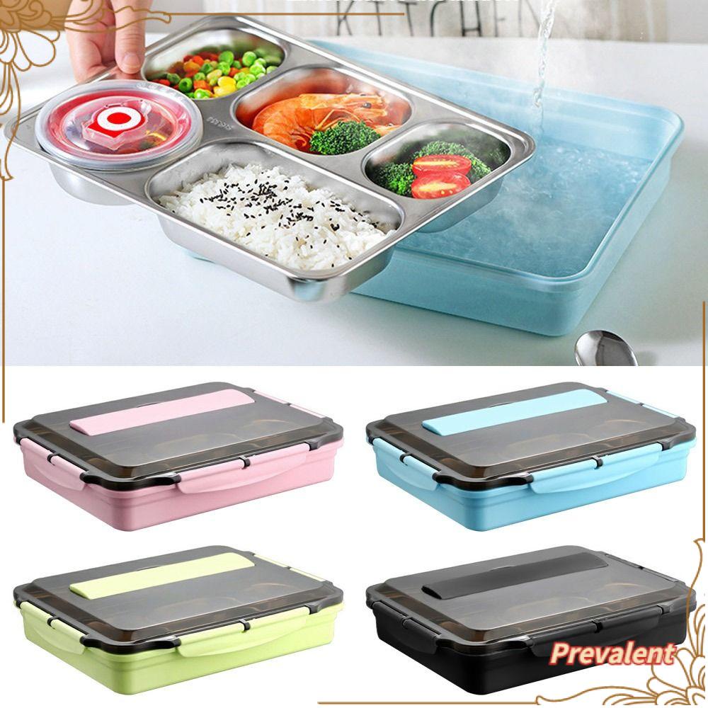 Preva Insulation Lunch Box Mudah Dibawa304Kotak Makan Siang Kerja Insulasi Thermal Stainless Steel