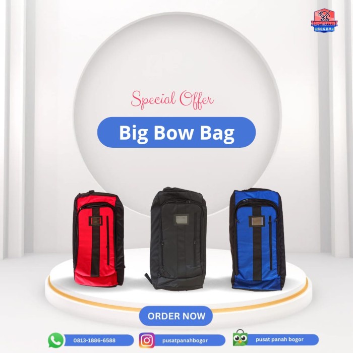 Tas Jumbo Bow Bag Panahan Ransel Panahan Murah Berkwalitas Original
