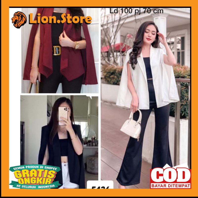 OUTFIT JAS KEREN TERLARIS /Blazer scuba bangkok premium outer kemeja jas blazer polos nagita slavina