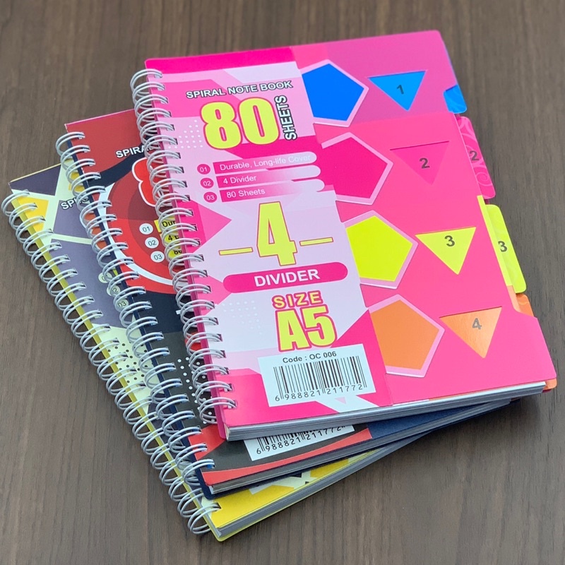 

Spiral note book ukuran A5